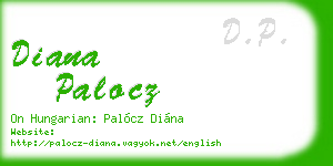 diana palocz business card